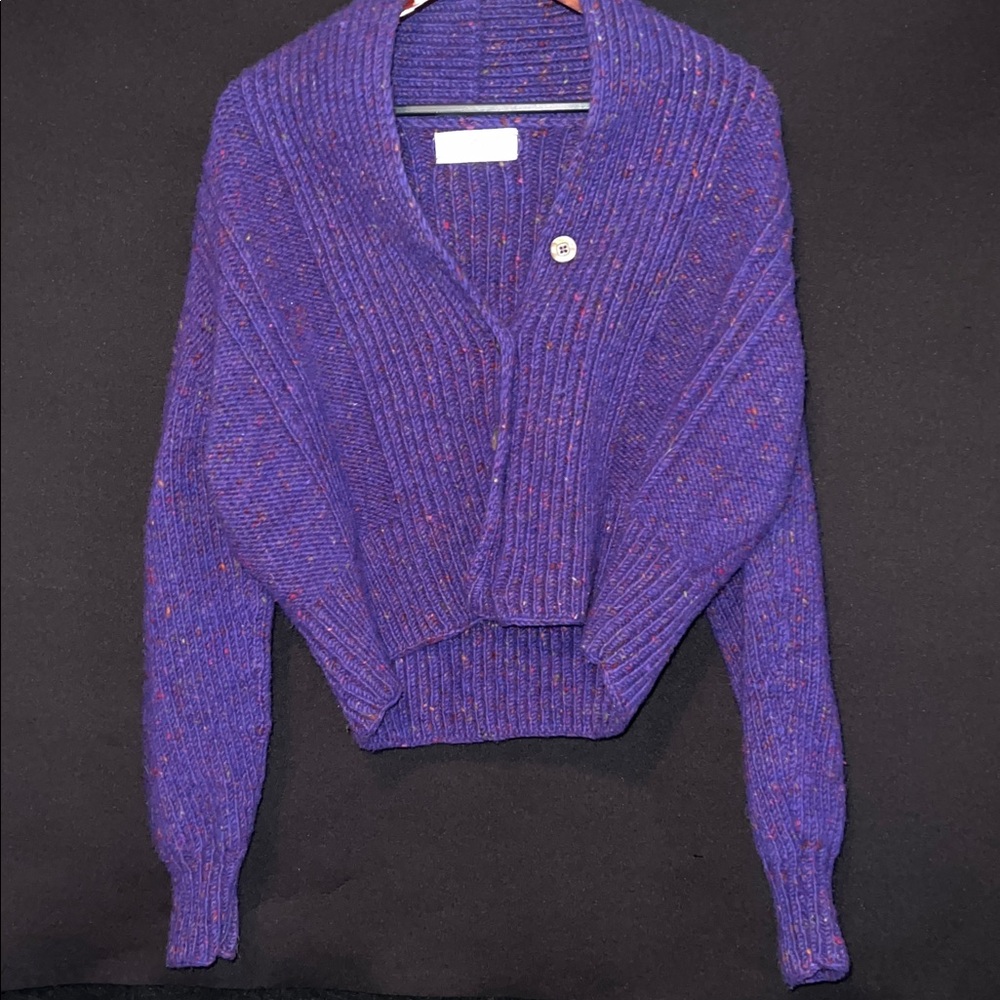 Mari Deep Purple Women's Cardigan - Picture 3 of 12